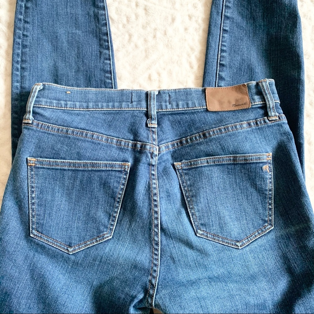 MADEWELL High Riser Skinny Jeans Atlantic Wash 27 - Picture 5 of 7